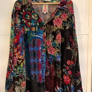 Johnny Was Velvet L/S Tunic